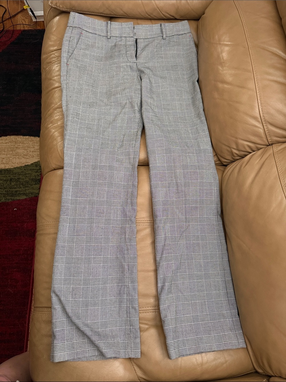 Tommy Hilfiger Gray Glen Plaid Dress Pants